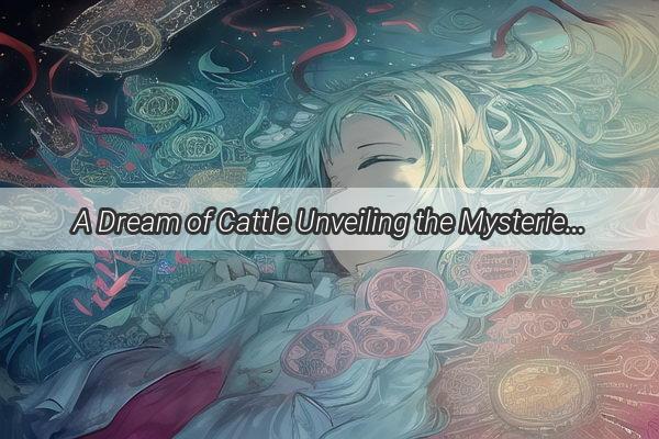 A Dream of Cattle Unveiling the Mysteries and Meanings Behind a Students Nightly Vision